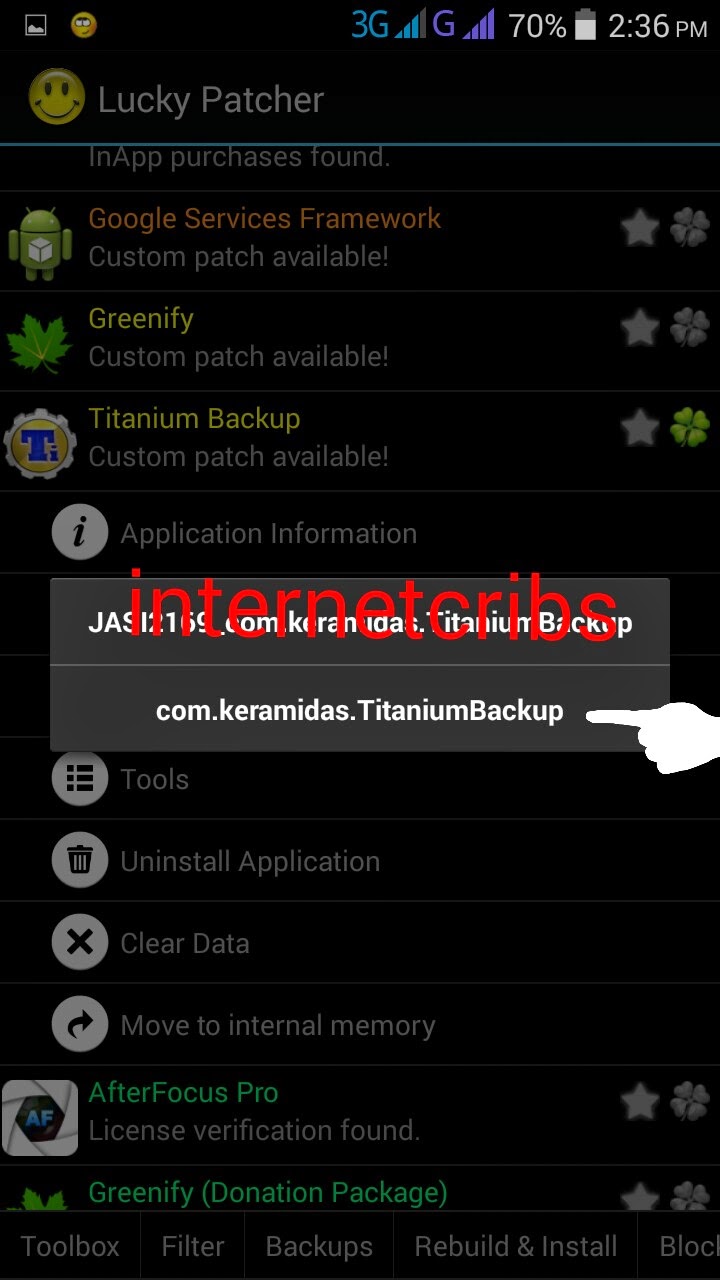 Titanium Backup Screenshot 4