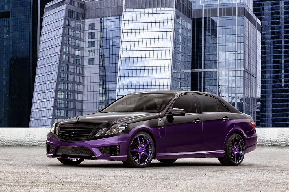 Mercedes Benz E Klasse W212 Purple And Black Benztuning