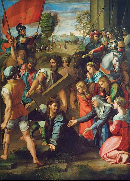 El Pasmo de Sicilia o Caída en el camino del Calvario obra del gran pintor italiano Rafael Sanzio