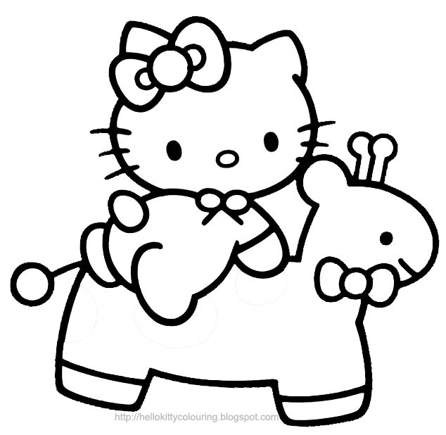 baby hello kitty coloring pages - photo #2