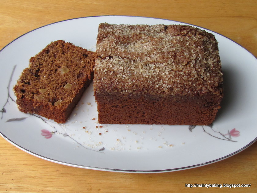 Mainly Baking Rye, Apple and Date Syrup Cake
