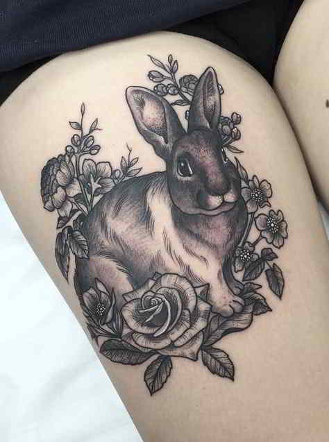 tatuajes de conejitos