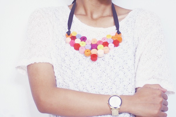 Colorful Zipper Necklace II