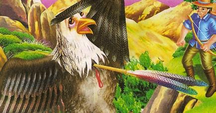 El Aguila y la Flecha, Fábulas de animales para niños con moraleja