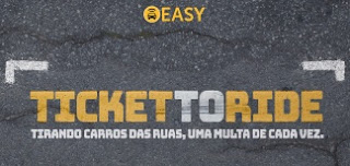 Promoção Easy Taxi Ticket to Ride Corrida Grátis