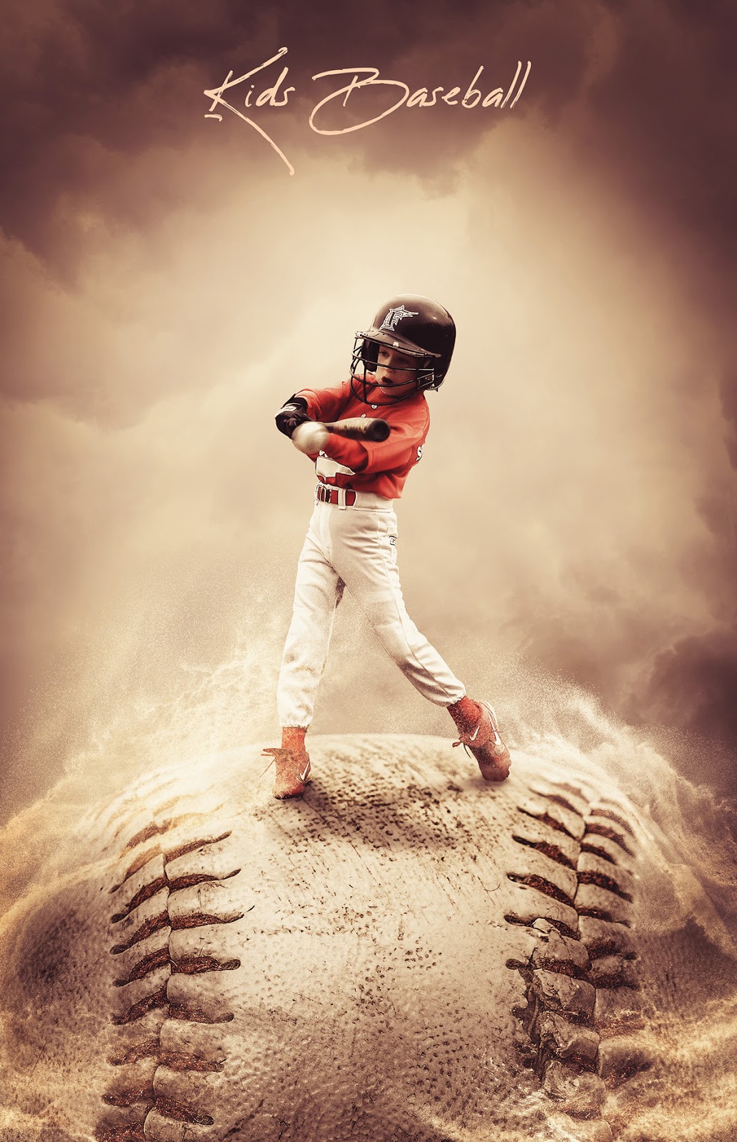 Kids Baseball - Photoshop Manipulation Tutorial