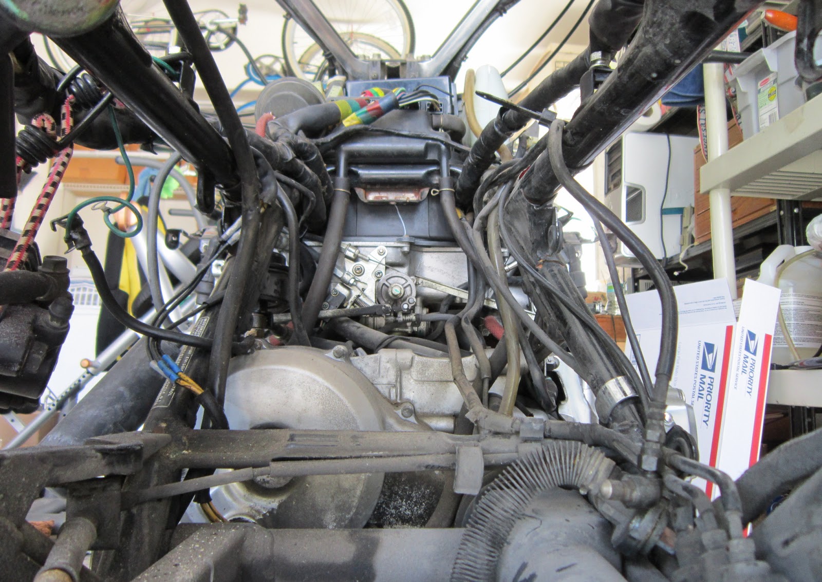 1986 Honda Goldwing Aspencade SE-i: Goldwing Fuel Tank Electrolysis