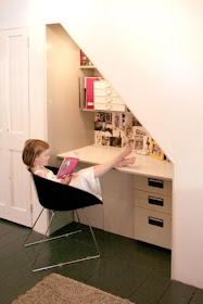 ESCRITORIO DEBAJO DE LAS ESCALERAS : Fotos de oficinas y escritorios