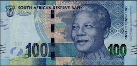 South Africa Currency 100 Rand Commemorative banknote 2018 Nelson Mandela Centenary