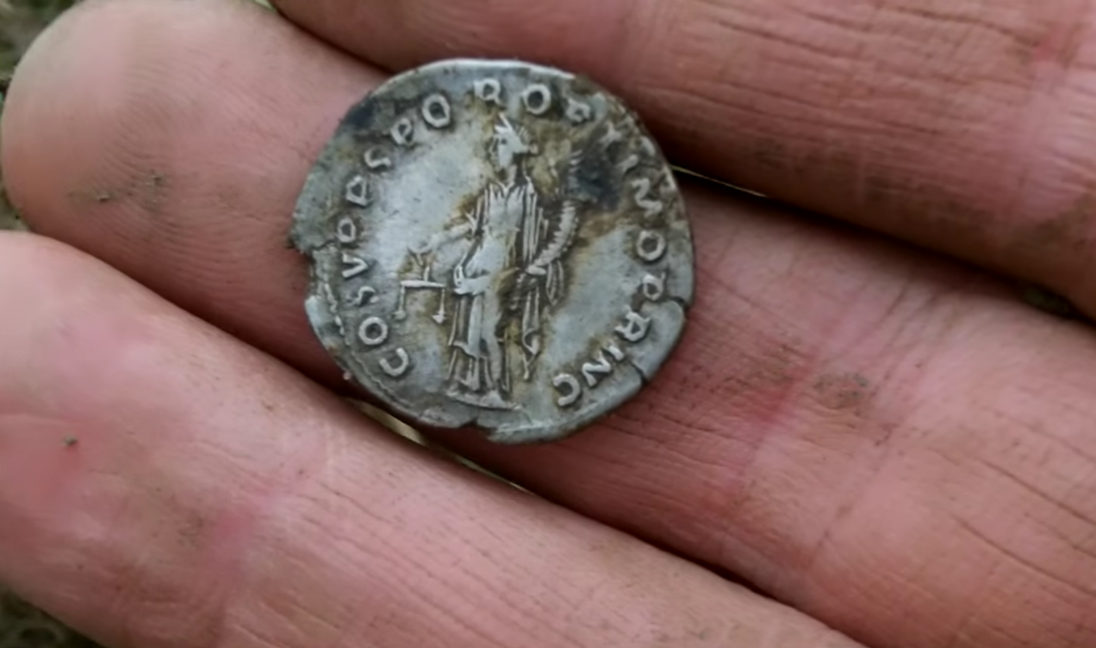 Metal Detecting Roman Silver Coins