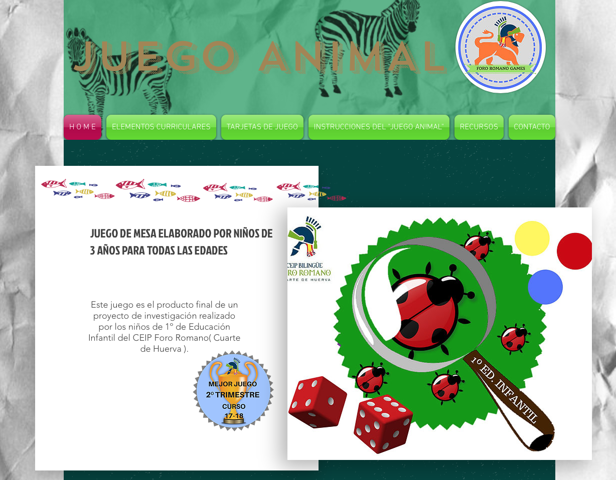 "Juego Animal" ABP y Juego en Educación Infantil