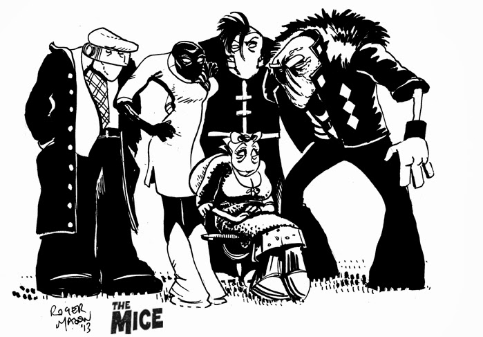 New alien characters from The Mice graphic novel