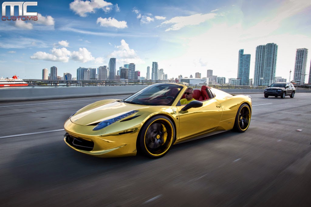 Ferrari 458 Gold