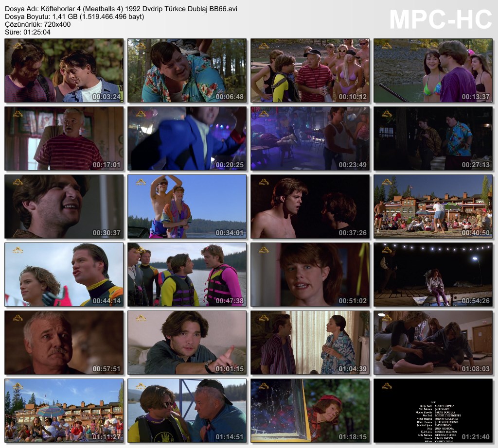 NOSTALJİ FİLM SEVENLER Köftehorlar 4 Meatballs 4 1992