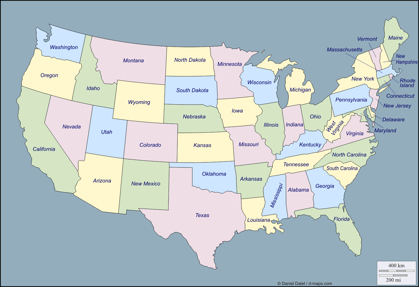 mapas de estados unidos | en picturalia