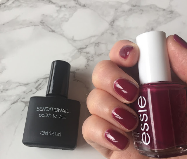 SensatioNail Polish to Gel Transformer Review + Tutorial Strawberry