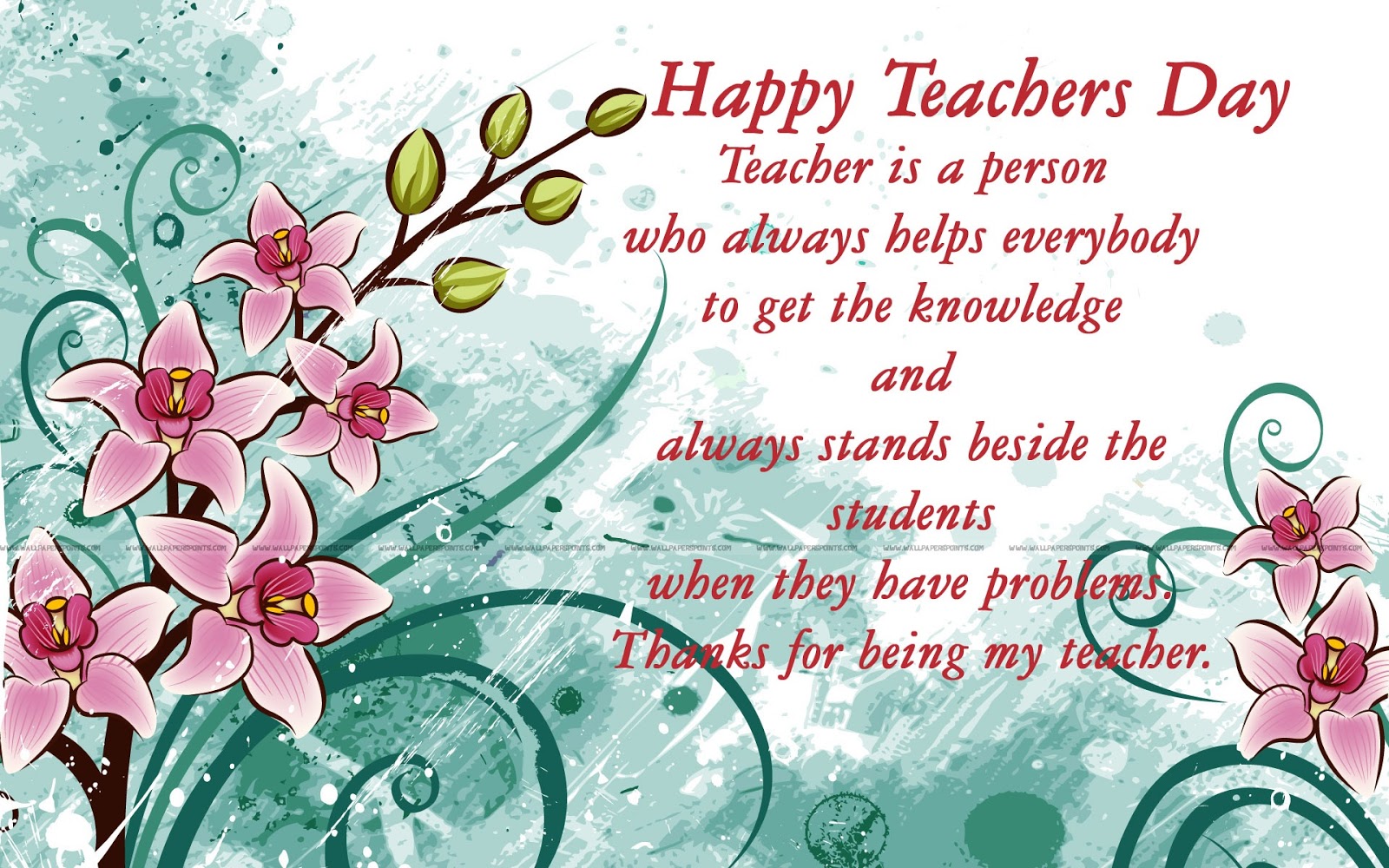teacher message