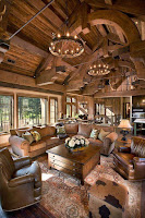 ideas de interiores de cabañas de madera