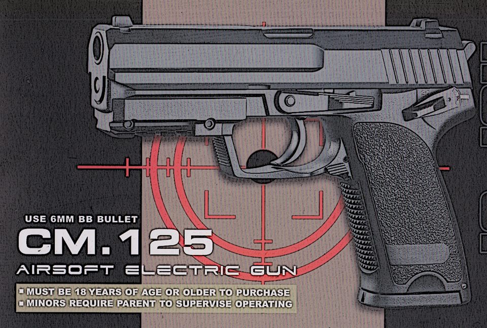Airsoft Tiger111hk CYMA CM.125 Airsoft Electric Pistol available on