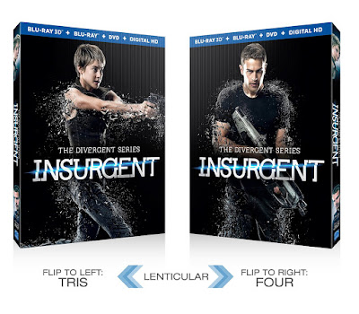 The Divegent Series Insurgent 3D Blu-Ray Lenticular Package