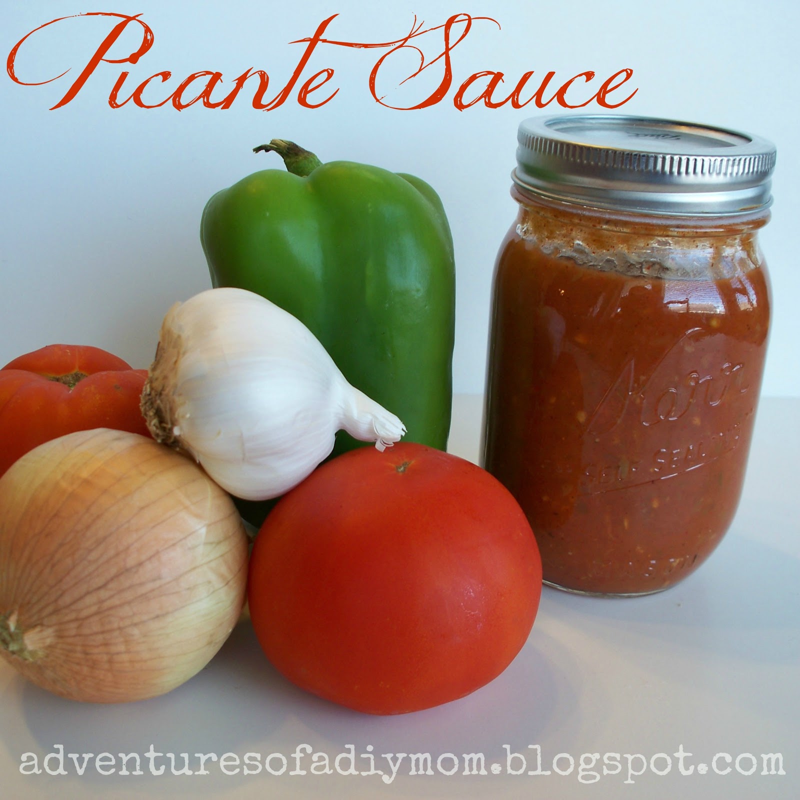 Home Canned Picante Sauce Adventures of a DIY Mom