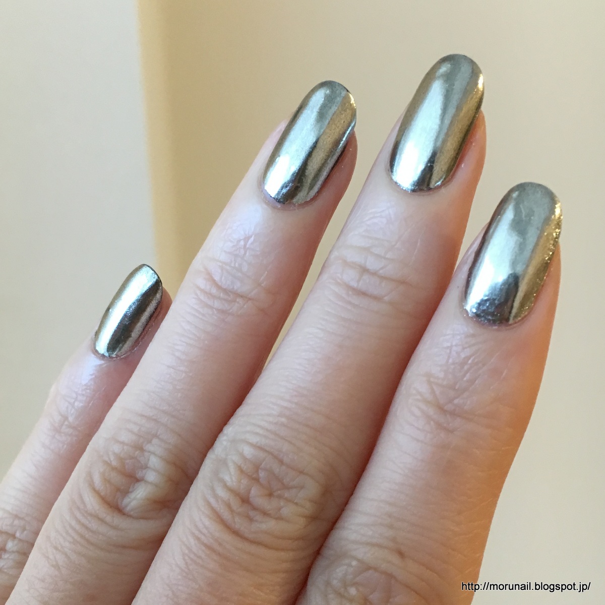 Moru's nails Chrome Powder Nail／ミラーネイル