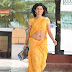 Daisy Bopanna Hot Yellow Saree Wallpapers
