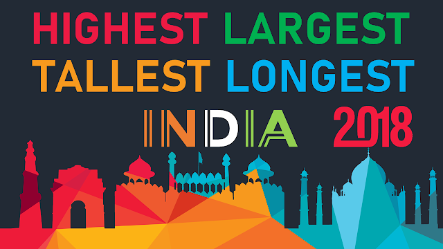 Largest, Highest, Tallest, Longest in India 2018
