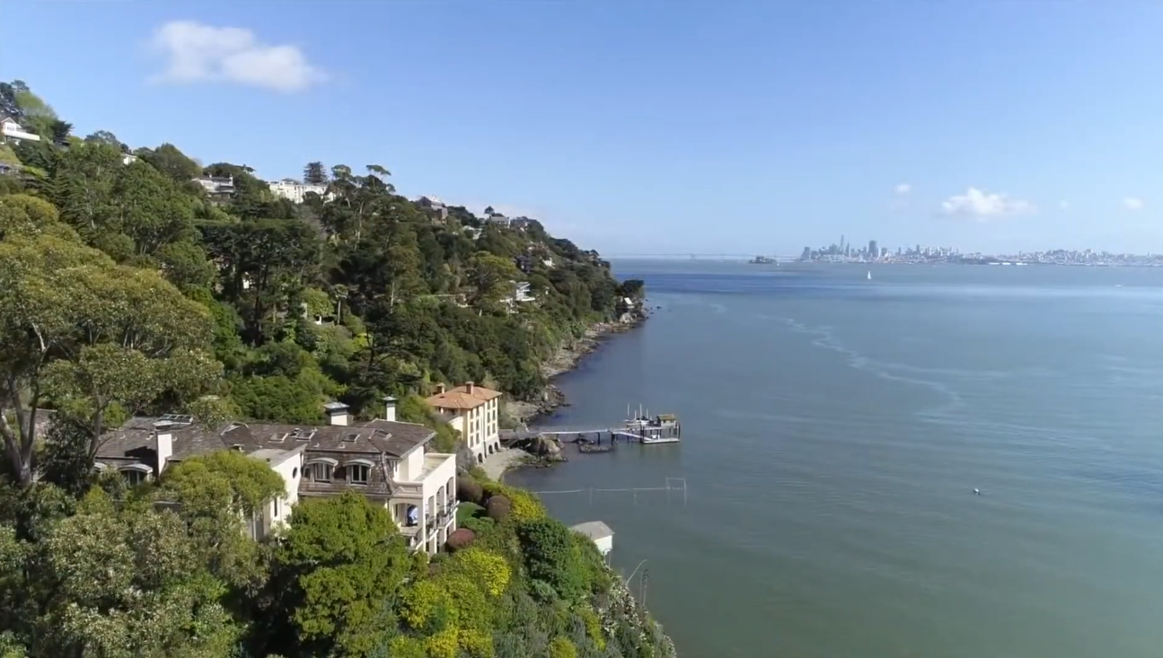 16 Photos vs. Inside Elegant Mansion with Beautiful View in Belvedere California vs. Interior Design Tour