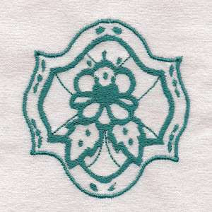 Ornamental flowers embroidery design  111 laembroidery