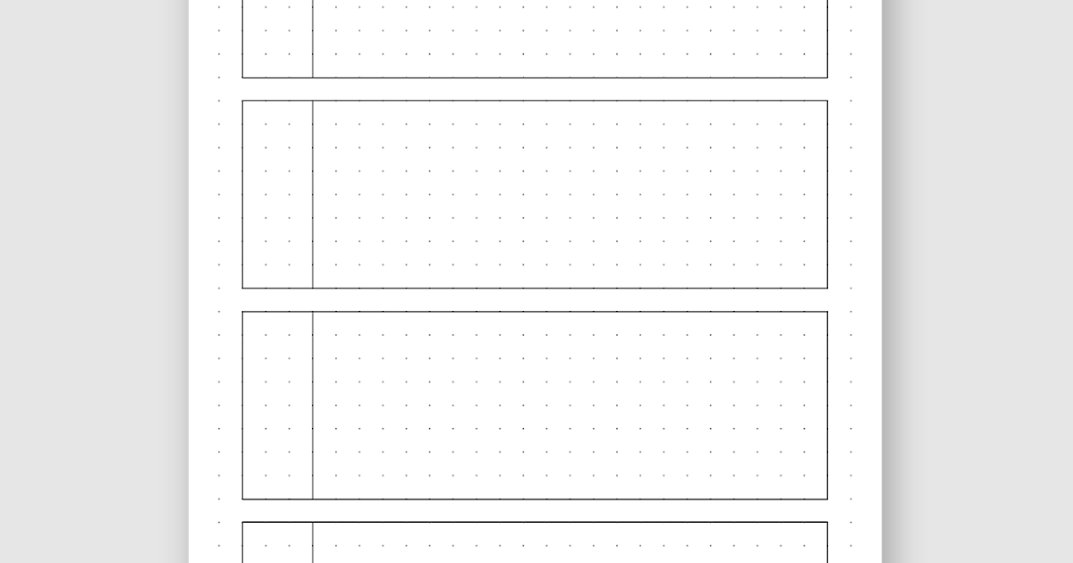 Printable Weekly Spread Template Half Spread printable-weekly-spread-template-half-spread