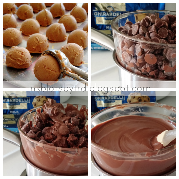 Ink Blots by TRD Valentine Treat (Peanut Butter Balls) {The Twinery}