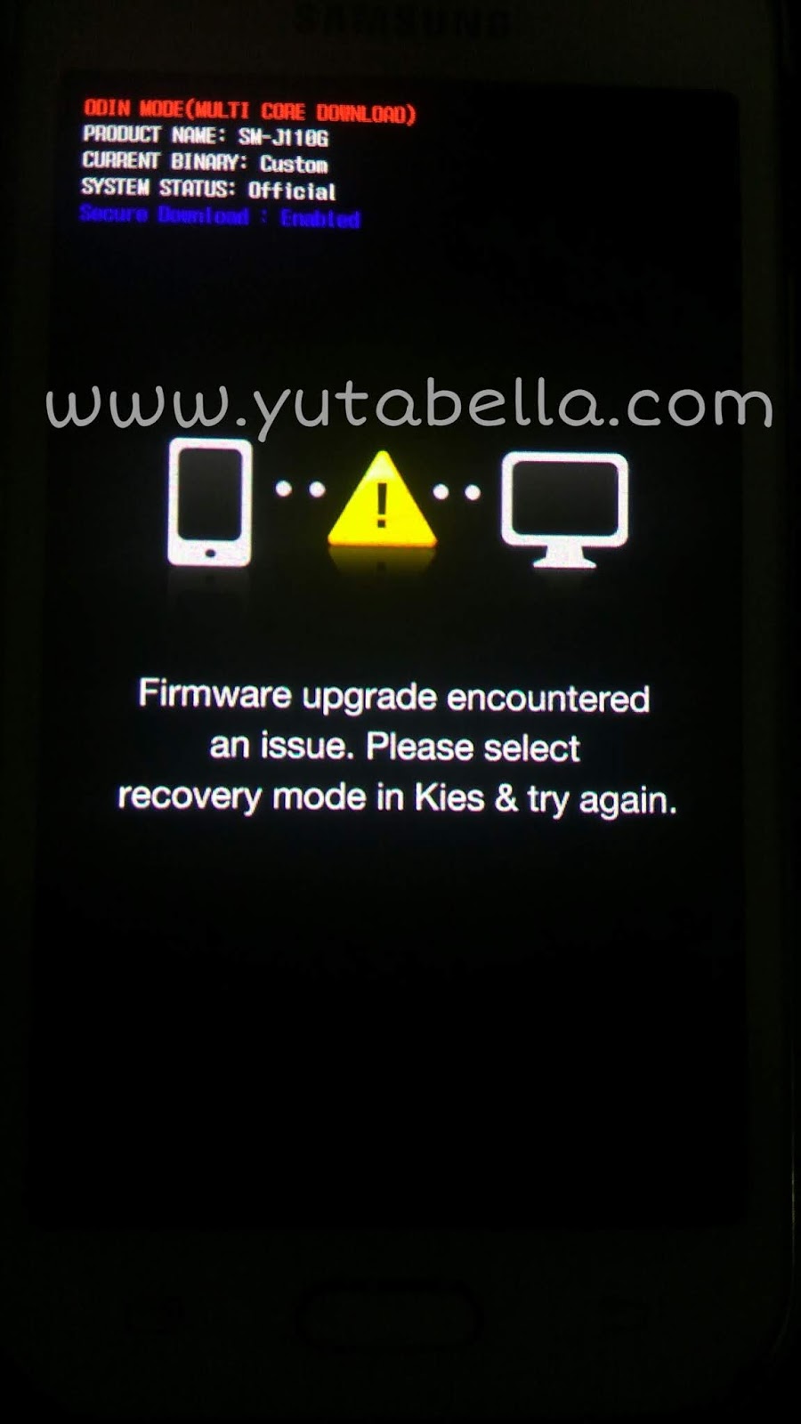 firmware upgrade encountered an issue firmware upgrade encountered an issue