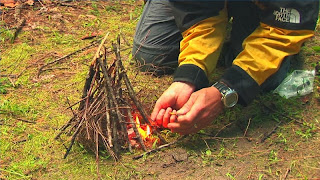 cara membuat api dalam survival.