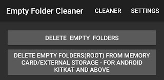 Delete empty folders on Android