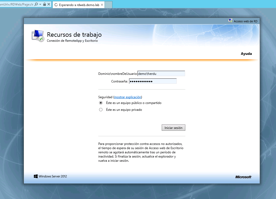 Logon aspx url. Remote desktop web access. RDS web access. Windows Server 2008 RDS. Windows Server 2012 r2.