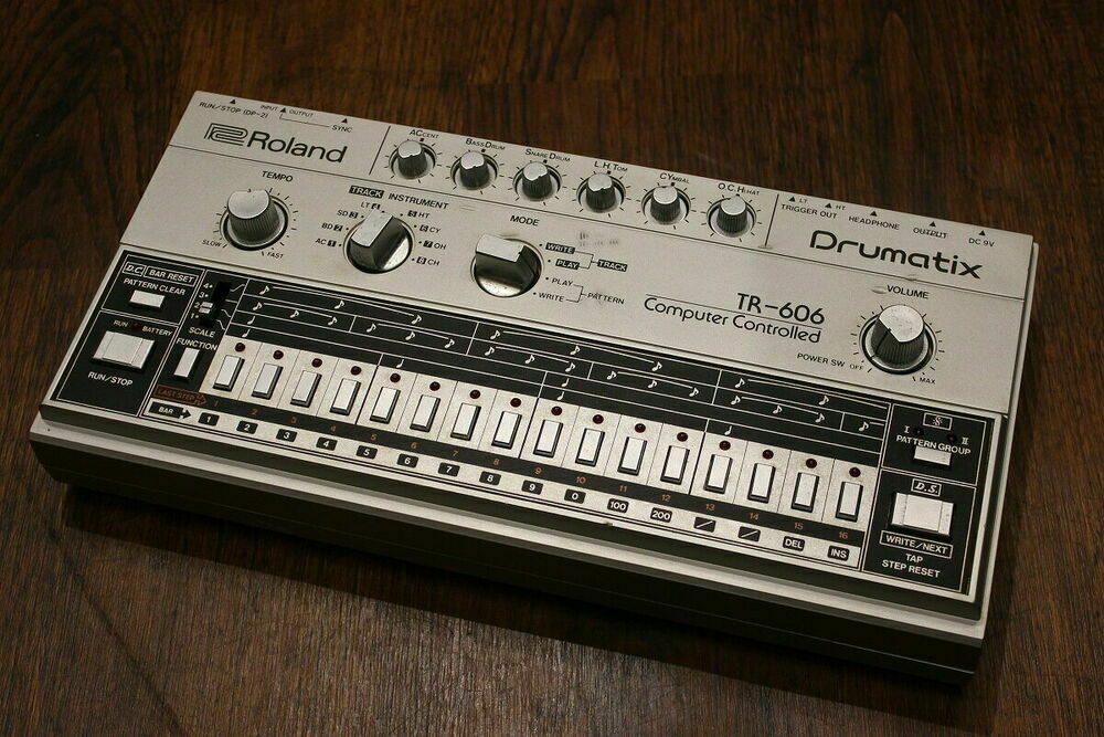 MATRIXSYNTH: Roland TR-606 Drumatix Analog Drum Machine SN 207890