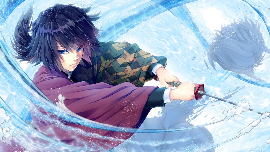 Giyu Tomioka, Demon Slayer, Kimetsu no Yaiba, 4K, #5.2559 Wallpaper