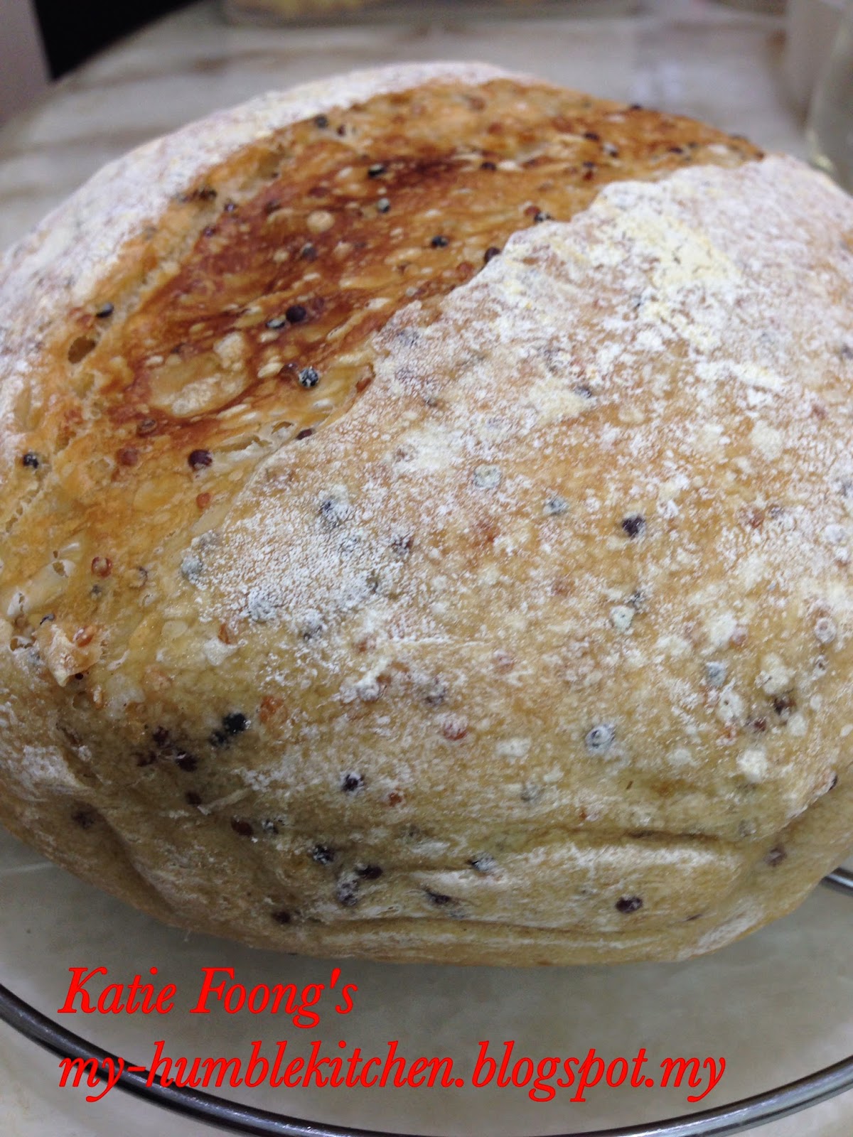 MYHUMBLEKITCHEN QUINOA SOURDOUGH BREAD