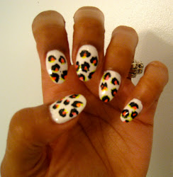 cheetah nail designs