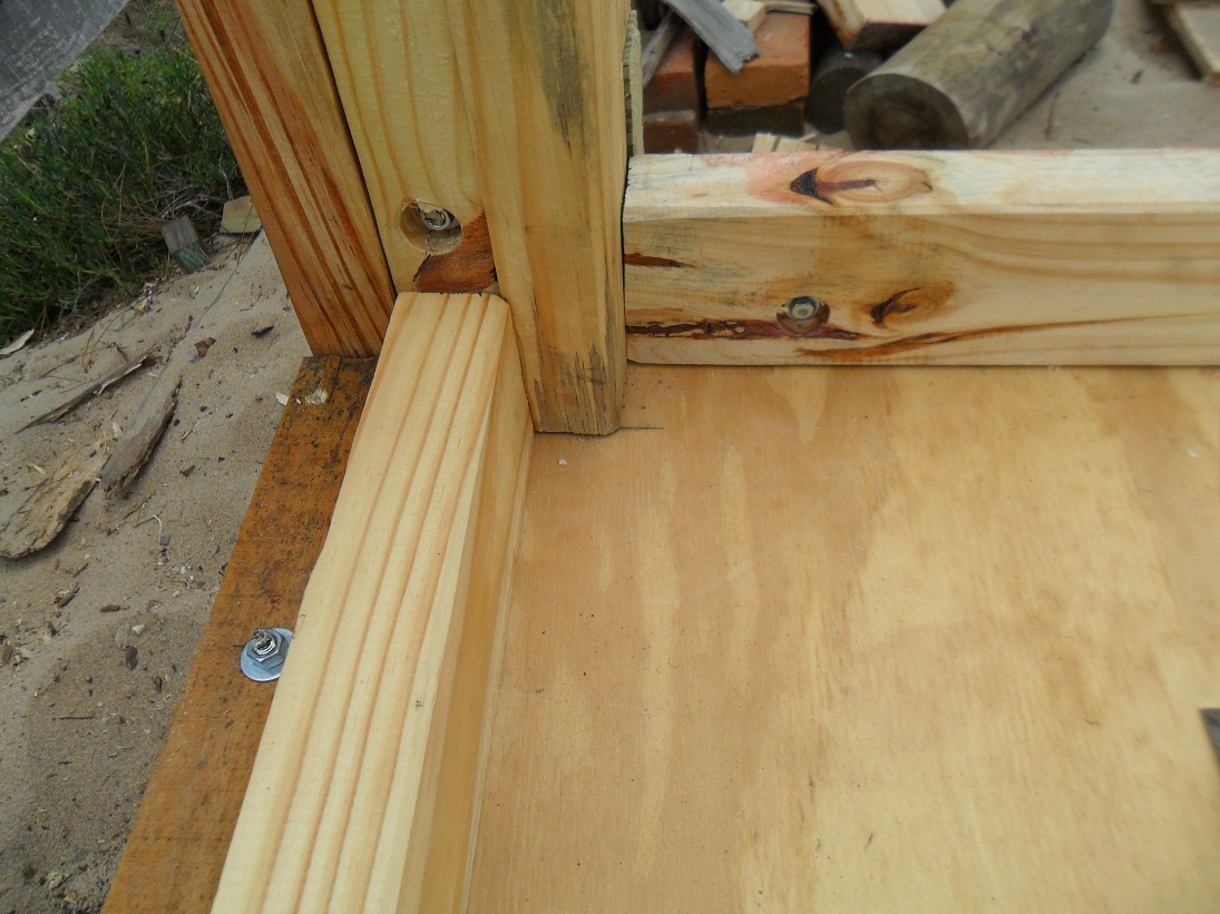 Construcción de un taller con entramado de madera: Construcción de