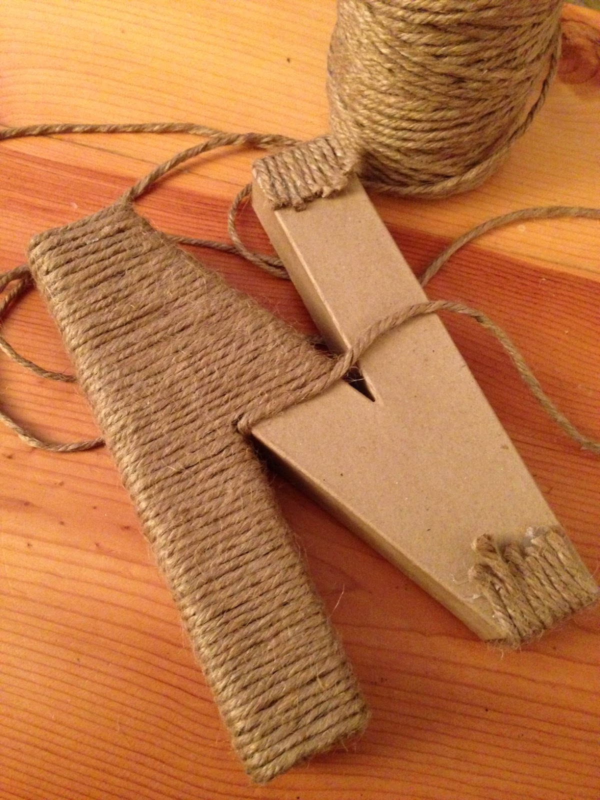 In Knots: Rope-Wrapped Monogram