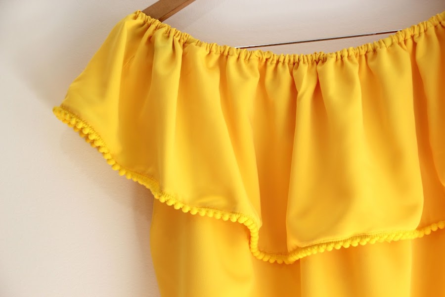 DIY Video-tutorial y patrones de blusa sin hombros