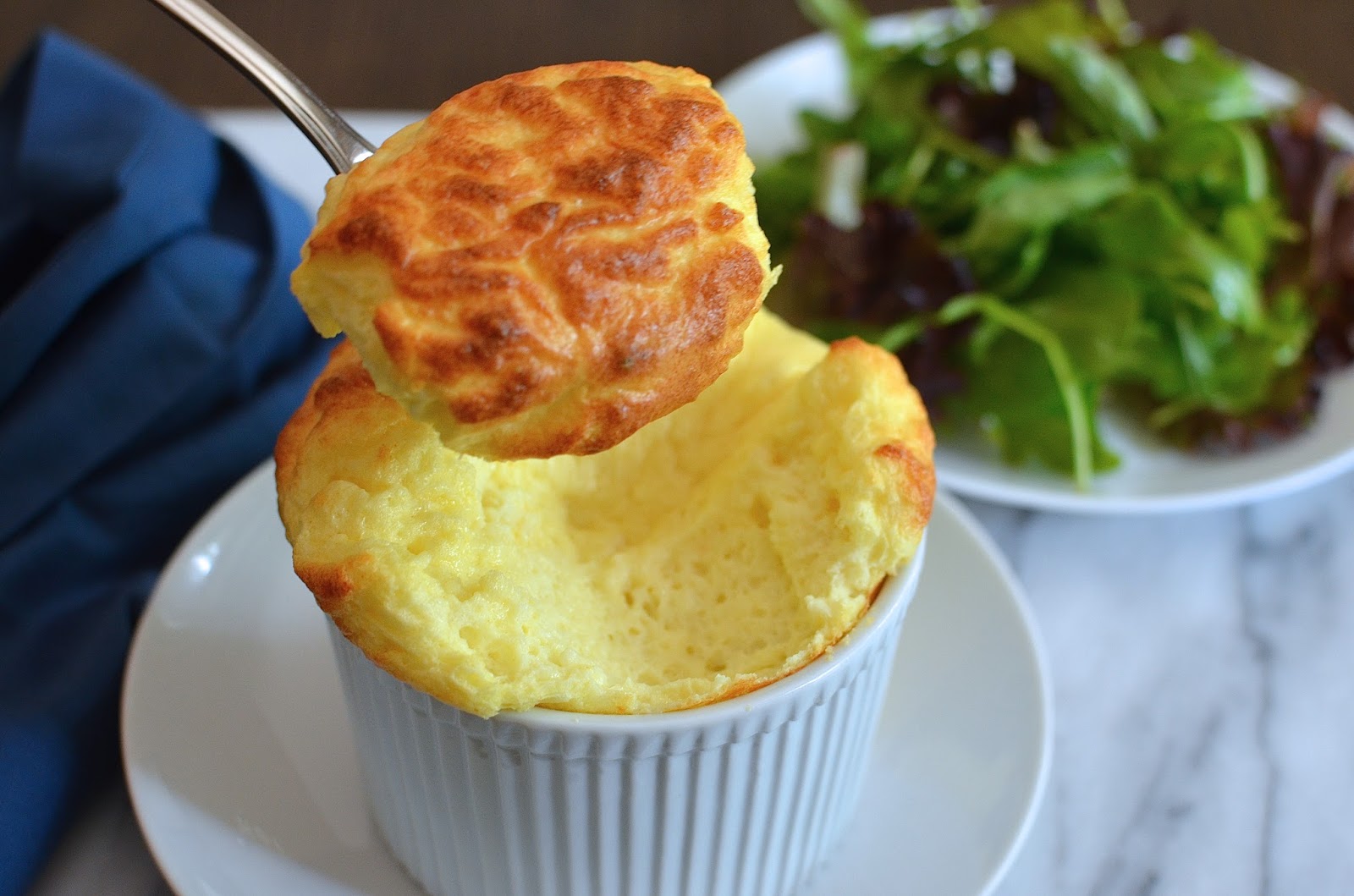 Playing with Flour Cheese soufflé