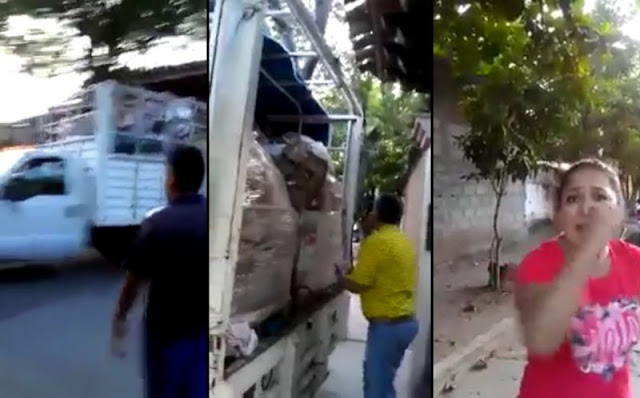 Captan a individuos escondiendo víveres en casa de funcionario de Juchitán (VIDEO)
