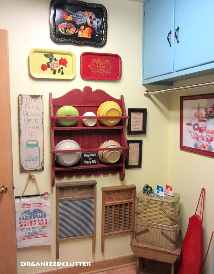 A Very Vintage Laundry Room Reveal - Organized Clutter