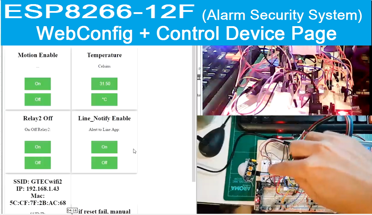 JoeGTEC's path: ESP8266-12F w/ WebConfig and Control Page , display and ...