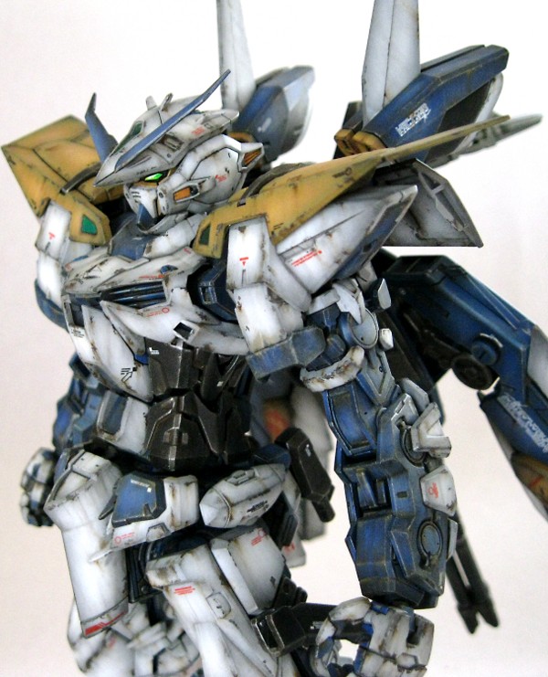 gundam mg frame battle astray second damage painted build revise