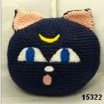 patron gratis gato Sailor Moon amigurumi, free pattern amigurumi cat Sailor Moon