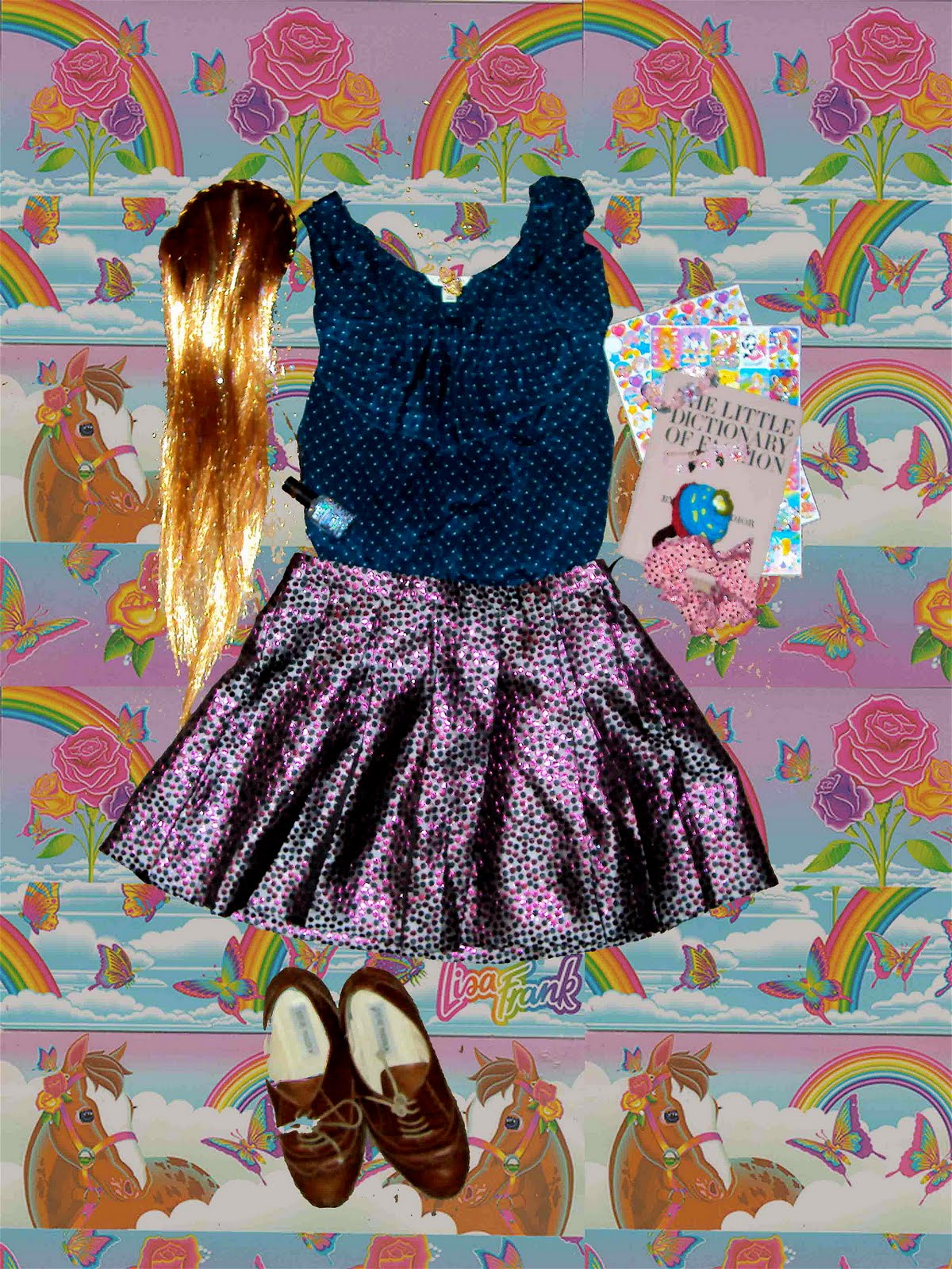 Vestigial Lisa Frank Outfit